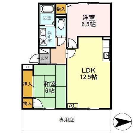 エスポワールイダ　壱番館の物件間取画像